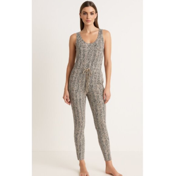 DYI Women's Wild Spots Belted Romper Leopard Print Size Medium - Picture 1 of 9